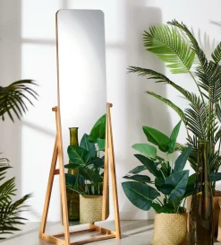 BAMBOO Miroir Brun