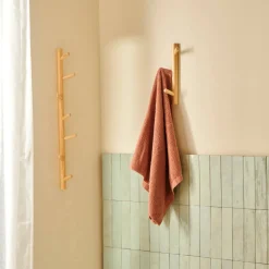 B-LUX Tapis De Bain Bordeaux