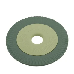 CUISINO Dessous-de-plat Set De 2 2 Couleurs Menthe, Vert Foncé