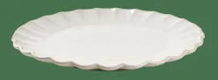 DAHLIA Assiette Blanc
