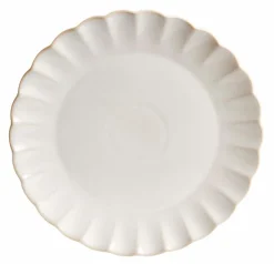 DAHLIA Assiette Blanc
