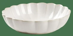 DAHLIA Assiette Creuse Blanc