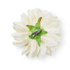 DAHLIA Fleurs Artificielles Crème