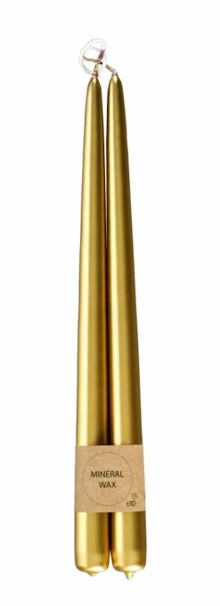 DUO Bougies Dîner Set De 2 Brun