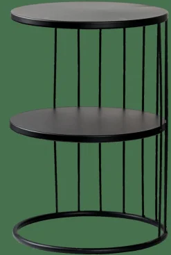 ELMER Table D'appoint Noir