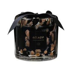 ESCAPE INDIAN INSPIRATION Bougie Parfumée Dans Un Verre Blanc, Beige, Multicolore