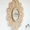 FLOWER Miroir Naturel