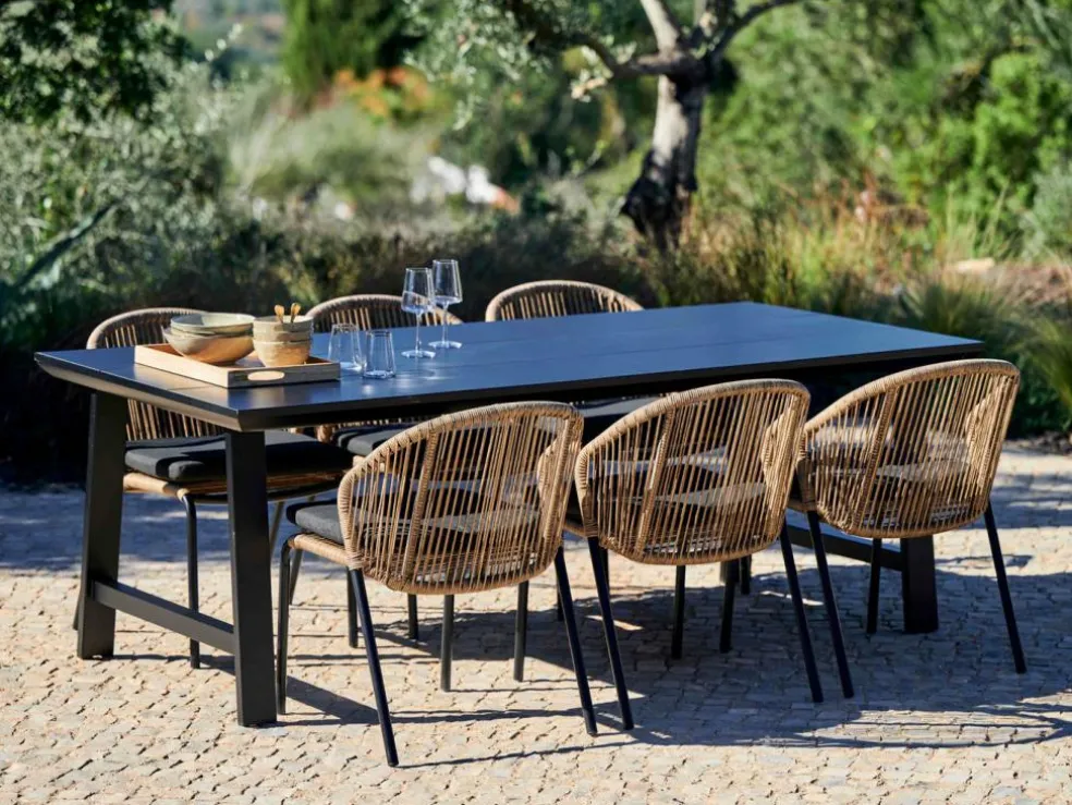FORMAX & ROYAN Set De Jardin Noir/natural