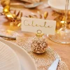 GLANCY Porte-noms Set De 4 Transparent
