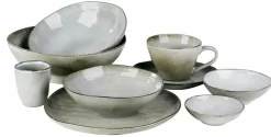 GRACE VINTAGE Couverts 16 Pièces Gris
