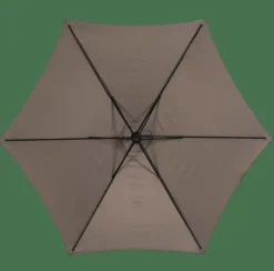 HAWAI Parasol Déporté Sans Pied De Parasol Taupe