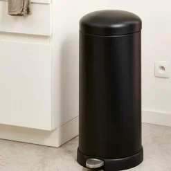 INDUSTRIA Poubelle à Pédale 27 L Noir