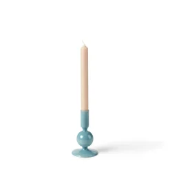 ISA Bougeoir Opale Bleue Bleu