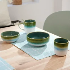 JESSIE GREEN Mug Sans Anse Vert
