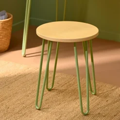 JONAS Tabouret Vert Clair