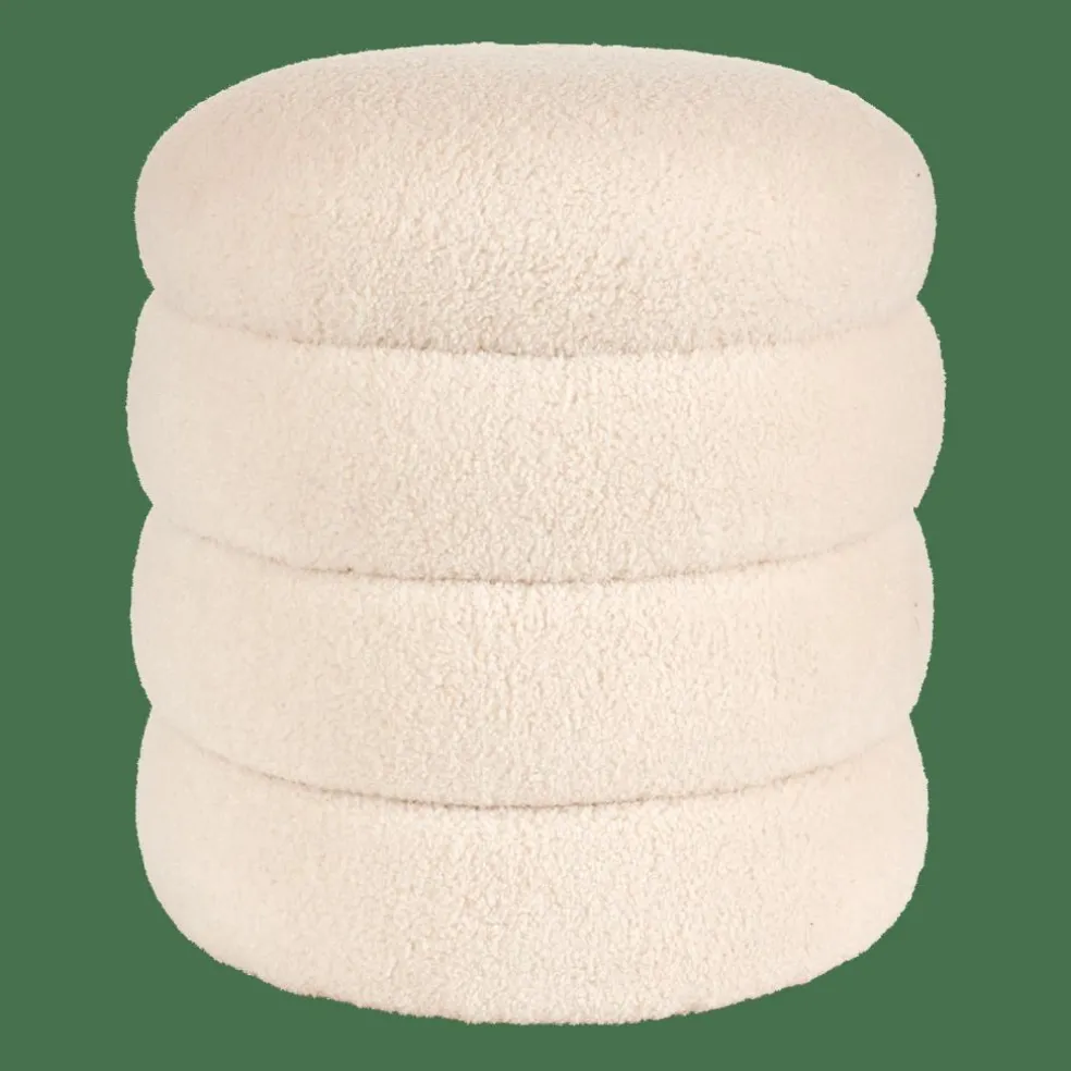 LOBBY Pouf Blanc Cassé