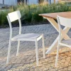 MAVAS Chaise Empilable Blanc