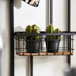 MODULAR Panier En Fil Noir