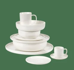 MOON Assiette Creuse Blanc
