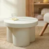 NESI Table D'appoint Blanc