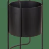 OLGA Pot De Fleurs Noir