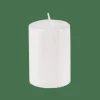 PURE Bougie Cylindrique Blanc