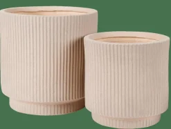 ROMA CREME Pot De Jardin Crème