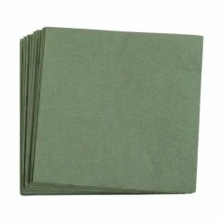 UNI Set De 20 Serviettes Rouge