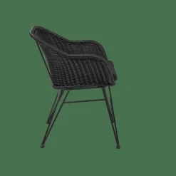 VIENNA Chaise Coque Salle à Manger Noir
