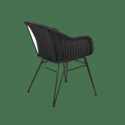 VIENNA Chaise Coque Salle à Manger Noir