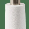 WHITE ELEGANCE Distributeur De Savon Blanc, Argent