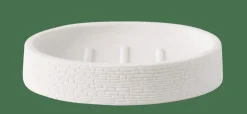 WHITE ELEGANCE Porte-savon Blanc
